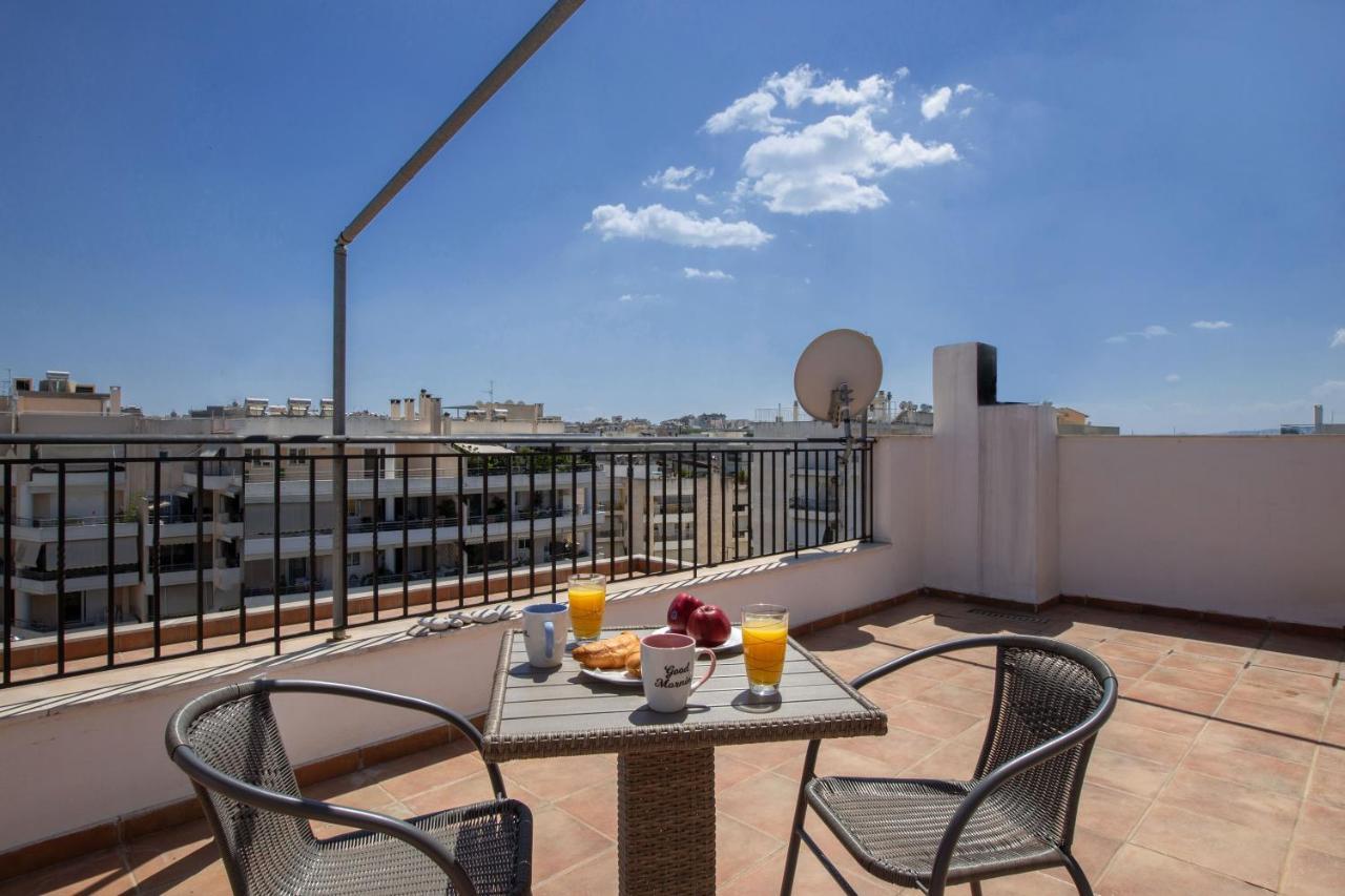 Rooftop Apartment With Great Veranda Atene Esterno foto