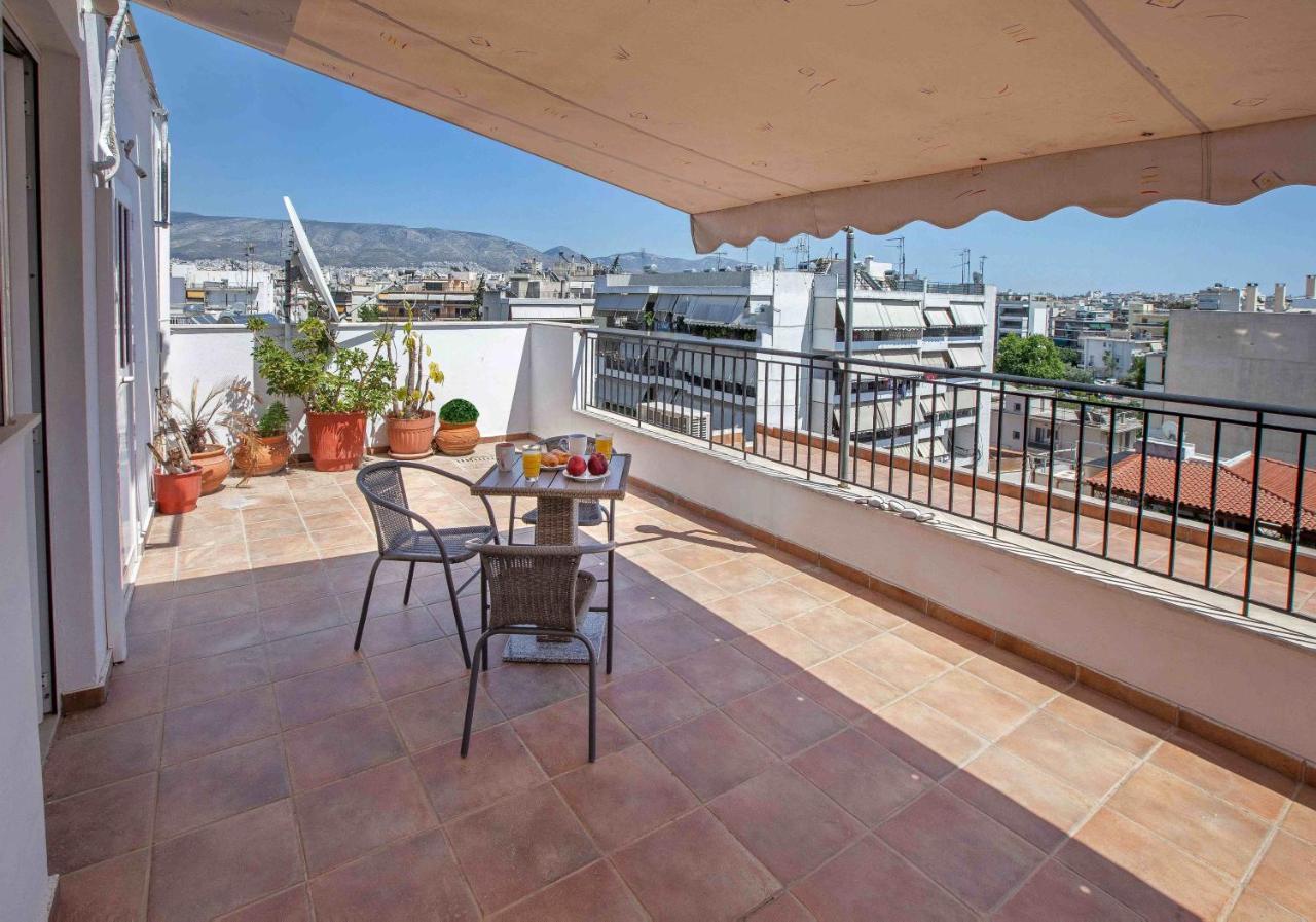 Rooftop Apartment With Great Veranda Atene Esterno foto